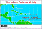 caribbean volcanoes map usgs