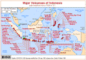 indonesia volcanoes map