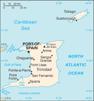 map of trinidad