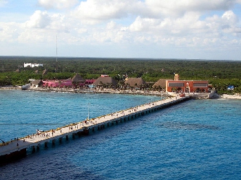 costa maya cruise ship pier photo by wiki user