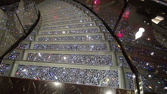 MSC Divina crystal staircase