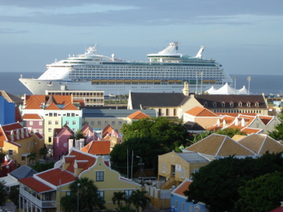 Staff photo of Adventure of the Seas in Curacao 2005 